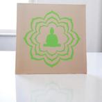 canvas boedah appelgroen 40 cm x 40 cm, Huis en Inrichting, Minder dan 50 cm, Verzenden, Overige typen, Nieuw