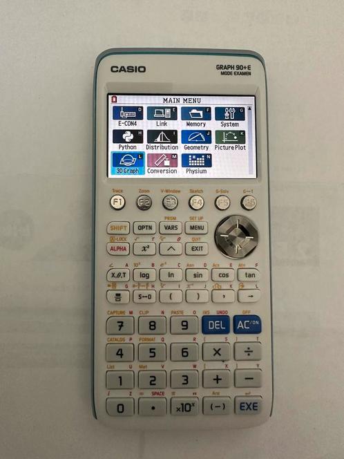 Casio Graph 90+E Grafische Rekenmachine – Mode Examen, Diversen, Rekenmachines, Zo goed als nieuw, Grafische rekenmachine, Ophalen of Verzenden
