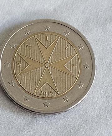 2 euro munt Malta 2015, Postzegels en Munten, Munten | Europa | Euromunten, Ophalen, Malta, 2 euro