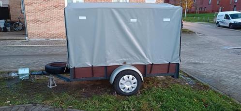 Aanhangwagen met bache, Auto diversen, Aanhangers en Bagagewagens, Zo goed als nieuw, Ophalen