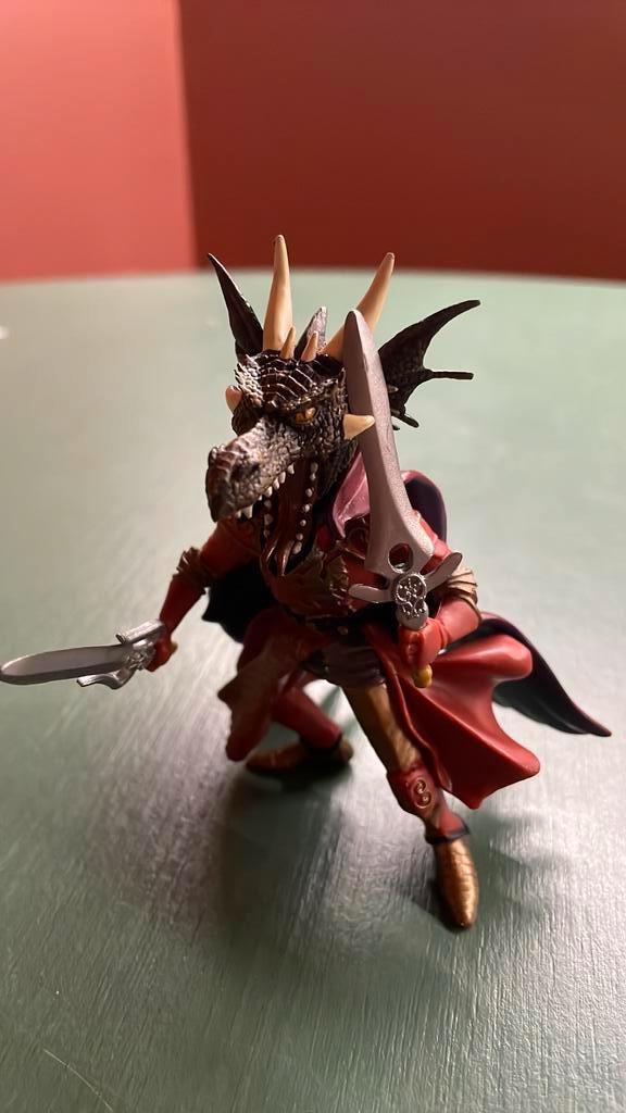 Figuurtje Papo Dragons head knight, Verzamelen, Poppetjes en Figuurtjes, Zo goed als nieuw, Ophalen