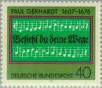 Y&T 742 – Michel 893 – 1976 - Paul Gerhardt - postfris XXX, Ophalen of Verzenden, BRD, Postfris