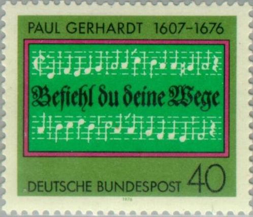 Y&T 742 – Michel 893 – 1976 - Paul Gerhardt - postfris XXX, Postzegels en Munten, Postzegels | Europa | Duitsland, Postfris, BRD