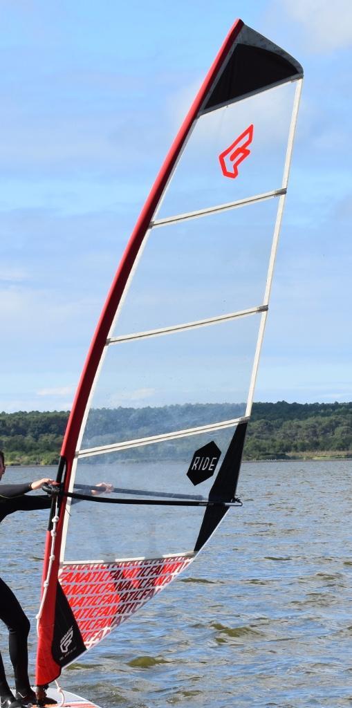 Windsurf voile FANATIC RIDE 6.5, Watersport en Boten, Windsurfen, Zo goed als nieuw, Zeil, 5 tot 7 m², Ophalen