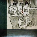 "Italiaanse binnenplaats" Handgemaakt keramiek, Antiek en Kunst, Verzenden