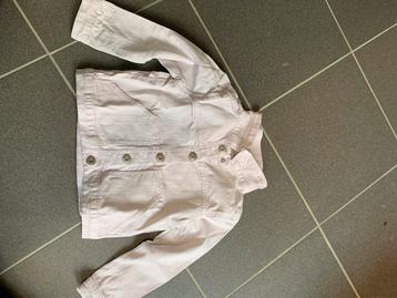 Roze spijkerjasje - 104, Kinderen en Baby's, Zo goed als nieuw, Okaidi, Meisje, Trui of Vest