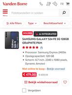 Samsung s24FE Graphite (nieuwstaat, Telecommunicatie, Mobiele telefoons | Samsung, Ophalen of Verzenden