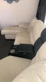 Hoeksalon, Huis en Inrichting, Zetels | Complete zithoeken, Ophalen, Gebruikt, Leer, Klasiek