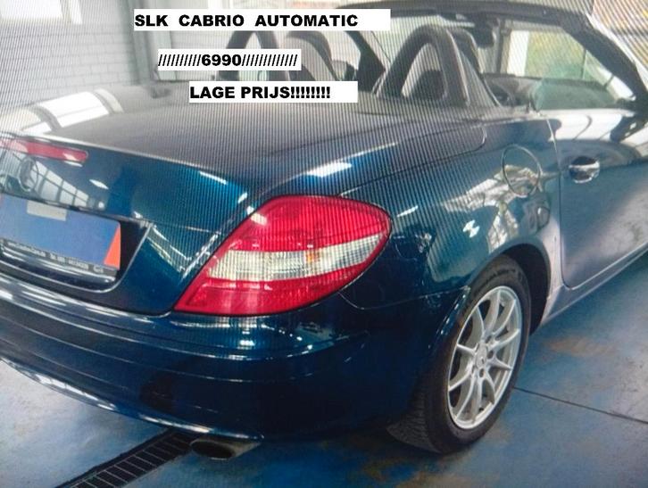 MERCEDES SLK  CABRIO   TOPAANBIEDING AUTOMAAT, Autos, Mercedes-Benz, Entreprise, SLK, Essence, Euro 4, Automatique, Cuir, Enlèvement