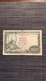 1000 peseta van 1965, Postzegels en Munten, Verzenden, Overige landen, Los biljet