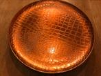 Gouden bronzen borden diam 33cm - 6 st, Huis en Inrichting, Keuken | Servies, Ophalen