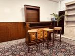 Klassiek Engels Chesterfield Bar met Barkrukken, Ophalen of Verzenden