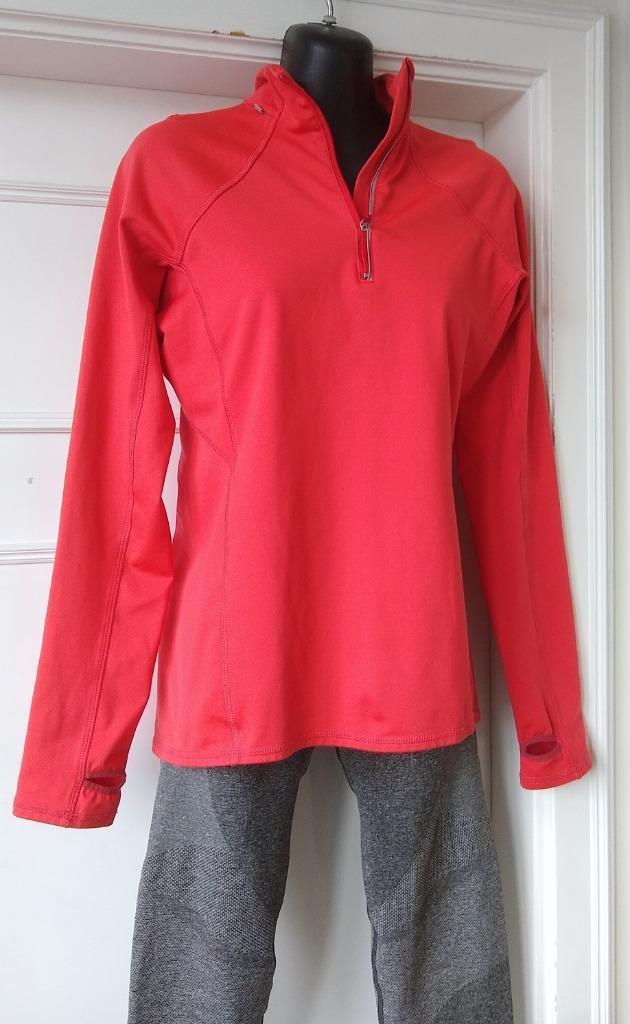 Gereserveerd - H&M rood sporttruitje met lange mouwen, S, Kleding | Dames, Sportkleding, Gedragen, Hardlopen of Fietsen, Maat 36 (S)
