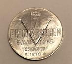 Grote zilveren munt Noorwegen, Ophalen of Verzenden, Zilver