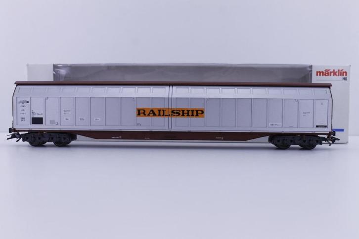 Marklin 48033 H0 Schuifwandwagen Railship DB, Hobby en Vrije tijd, Modeltreinen | H0, Zo goed als nieuw, Wagon, Wisselstroom, Märklin