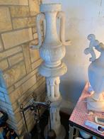 Albasten pilaar met vaas -lamp -kleine lamp -asbak, Ophalen, Gebruikt