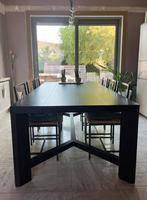 Eettafel Poliform ZEUS in meranti wengé voor 8-10 personen, Huis en Inrichting, Tafels | Eettafels, Ophalen, Gebruikt, 150 tot 200 cm