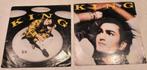King - 2 singles, Ophalen of Verzenden, Gebruikt, Overige formaten