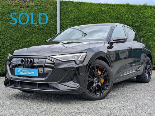 Audi e-tron !VERKOCHT! e-tron - Black Edition -2x s-line - s, Auto's, Audi, Bedrijf, Te koop, e-tron, 360° camera, 4x4, ABS, Achteruitrijcamera