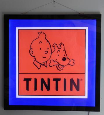 Hergé Tintin - enseigne lumineuse (Fariboles, Pixi, Leblon)
