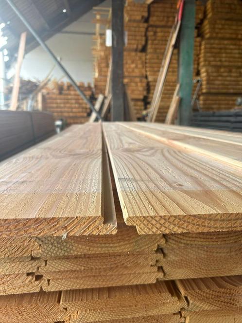 Douglas sponningplank/halfhout rabat 1.8x19,5x300/400 cm, Tuin en Terras, Palen, Balken en Planken, Nieuw, Balken, Ophalen