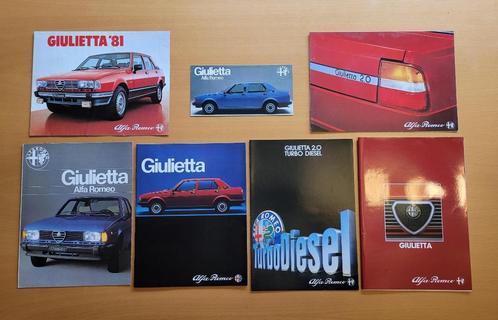 alfa romeo GIULIETTA folders, Boeken, Auto's | Folders en Tijdschriften, Zo goed als nieuw, Alfa Romeo, Ophalen of Verzenden