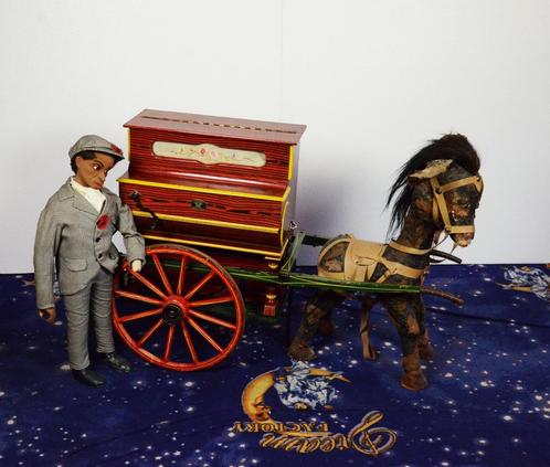 Barrel organ with cart, player and donkey, Collections, Collections Autre, Utilisé, Enlèvement ou Envoi