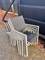 Tuinstoelen 6 stuks, Tuin en Terras, Ophalen, Gebruikt, 6 zitplaatsen, Aluminium