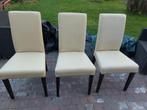 Chaises, Maison & Meubles, Chaises, Trois, Comme neuf, Enlèvement, Blanc
