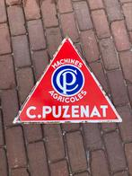 Oude emaille landbouwmachines 1954, Ophalen of Verzenden, Reclamebord