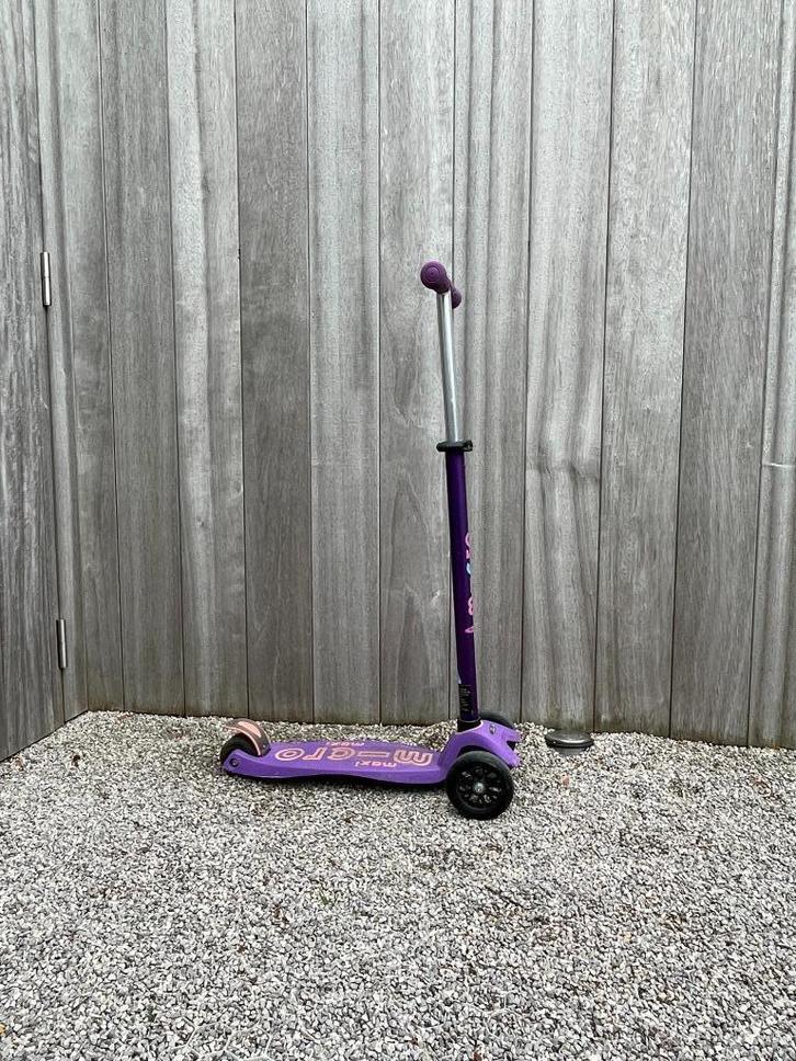 Maxi Micro step Deluxe paars, Fietsen en Brommers, Steps, Gebruikt, Gewone step, Ophalen