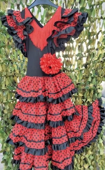 Très Belles Robes  FLAMENCO  Rouge  Taille : 140 beschikbaar voor biedingen