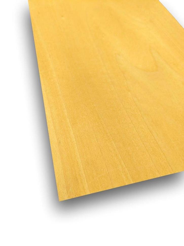 Geel fineer | 200x18 cm, Hobby en Vrije tijd, Knutselen, Nieuw, Materiaal, Verzenden