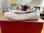 Ballerines cuir blanc p.38 Sabrinas, Ballerina's, Zo goed als nieuw, Wit, Sabrinas