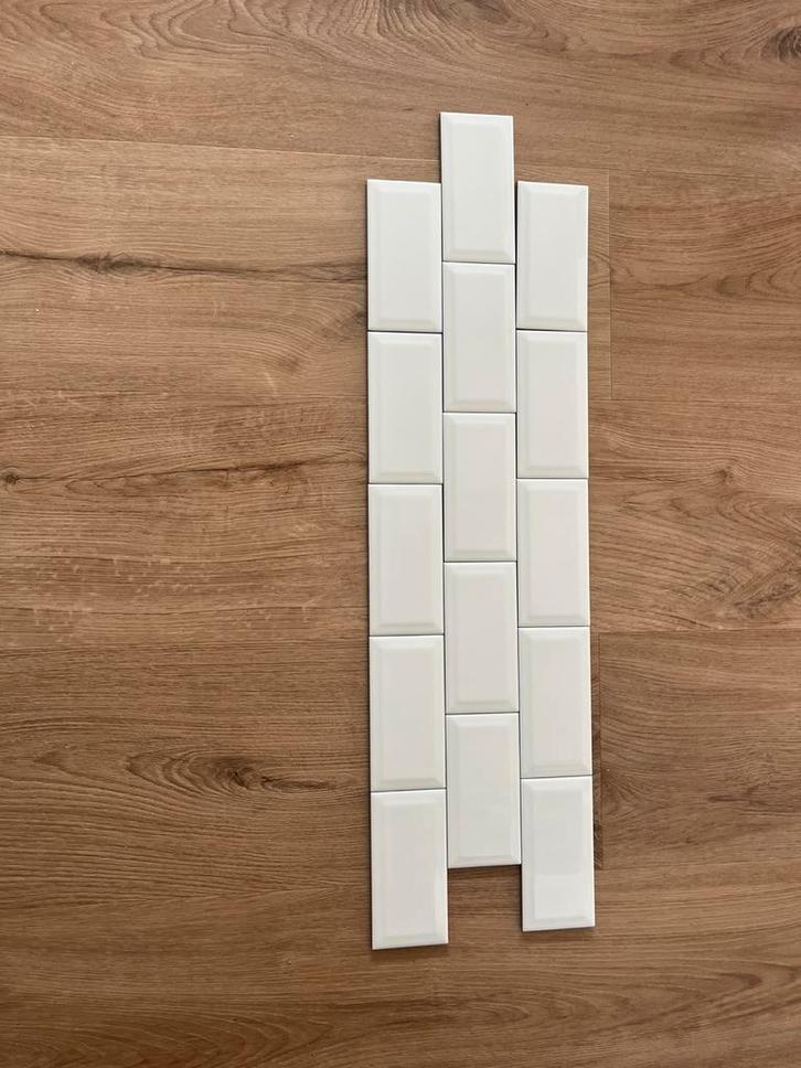 Prachtige keramische (metro) wandtegels, Doe-het-zelf en Bouw, Tegels, Zo goed als nieuw, Wandtegels, Ophalen