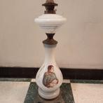Lampe à huile Napoléon en verre et métal de 57 cm de hauteur, Antiquités & Art, Enlèvement ou Envoi