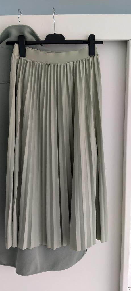 plissé rok Yessica /Mt 40, Kleding | Dames, Rokken, Zo goed als nieuw, Maat 38/40 (M), Groen, Verzenden