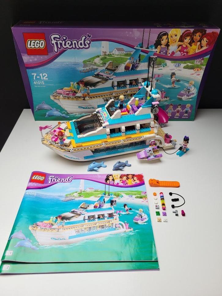 LEGO Friends 41015 Dolfijn Cruiser, Kinderen en Baby's, Speelgoed | Duplo en Lego, Zo goed als nieuw, Lego, Complete set, Ophalen of Verzenden