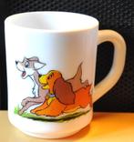 mug publicitaire dixan disney belle et le clochard, Verzamelen, Ophalen of Verzenden, Overige figuren, Zo goed als nieuw, Overige typen