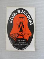 vintage sticker JGM Sjaloom St. Jozef Nieuw Overlaar, Verzenden, Zo goed als nieuw, Bedrijf of Vereniging