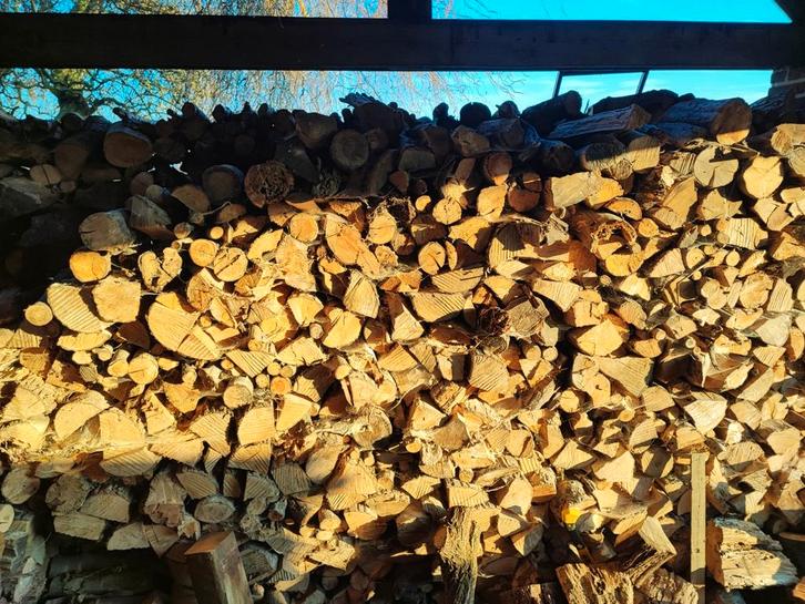 Bois de chauffage sec 35-40 cm, Jardin & Terrasse, Bois de chauffage, Enlèvement ou Envoi