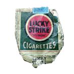 WWII US Empty Lucky Strike Cigarettes Pack, Ophalen of Verzenden