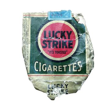 Paquet de cigarettes Lucky Strike vide américain de la Secon, Enlèvement ou Envoi