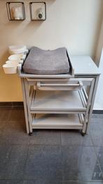 Quax verzorgingstafel met badmeubel en aankleedkussen, Enlèvement, Comme neuf, Coussin à langer