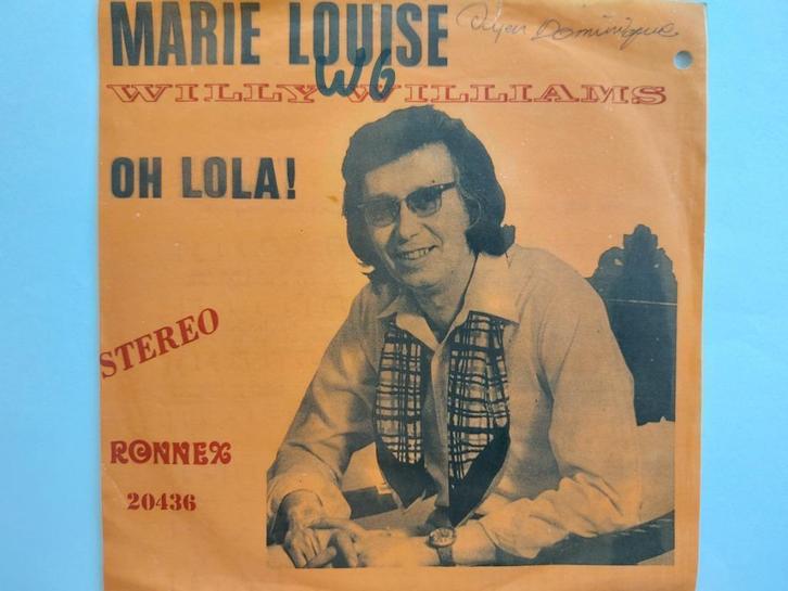 Willy Williams - Marie Louise / Oh Lola !, Cd's en Dvd's, Vinyl Singles, Nederlandstalig, Ophalen of Verzenden