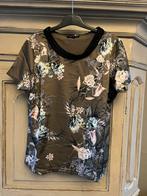 Kakhi tshirt met bloemen Merk xxl, Kleding | Dames, Tramontana, Maat 46/48 (XL) of groter, Ophalen of Verzenden, Korte mouw