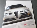 Alfa Romeo 147 GTA Brochure - FRANS, Boeken, Auto's | Folders en Tijdschriften, Alfa Romeo, Ophalen of Verzenden