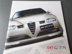 Alfa Romeo 147 GTA Brochure - FRANS, Alfa Romeo, Ophalen of Verzenden