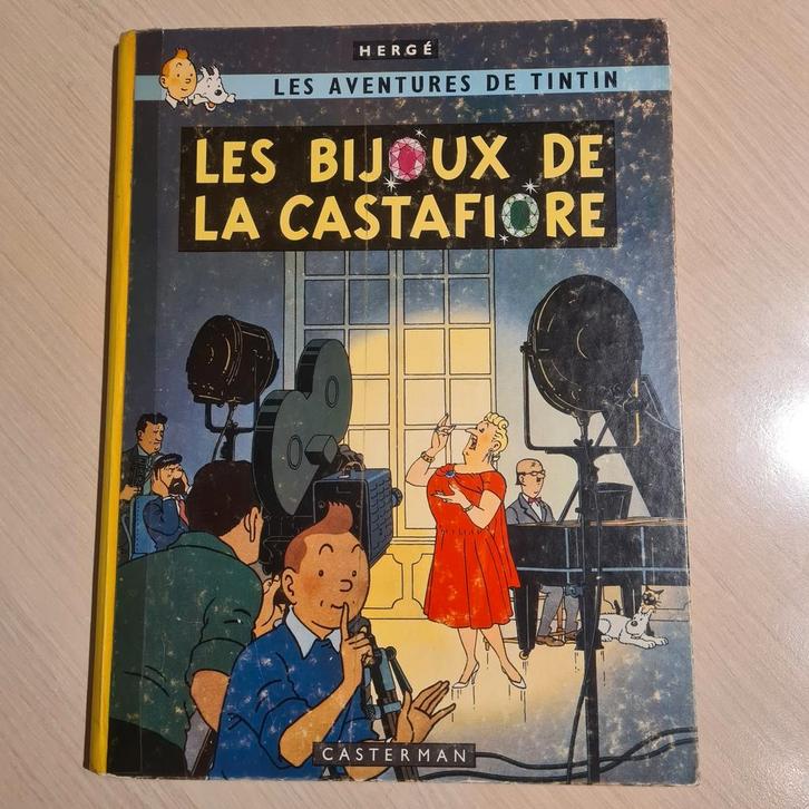 Kuifje, de juwelen van de castafiore EO B34 1963, Boeken, Stripverhalen, Gelezen, Ophalen of Verzenden