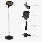 Radiateur extérieur sur pied | LIVRAISON GRATUITE, Jardin & Terrasse, Chauffage de terrasse, Neuf, Électrique, -, -